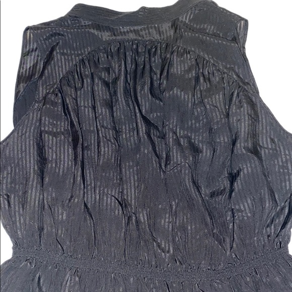 ✨FRAME ✨100% Silk Sleeveless Peplum Top - Noir🥰 - Picture 7 of 10